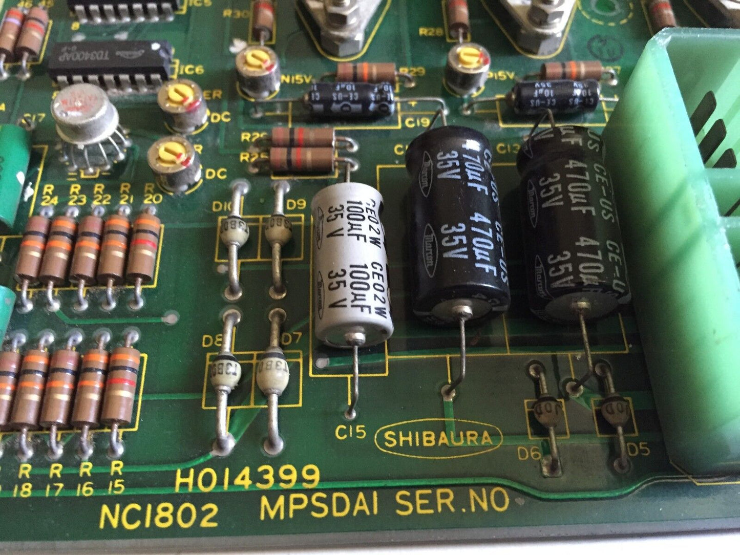 Shibaura H014399,Nc1802 Mpsdai Control Board,Mpsda1,Ea