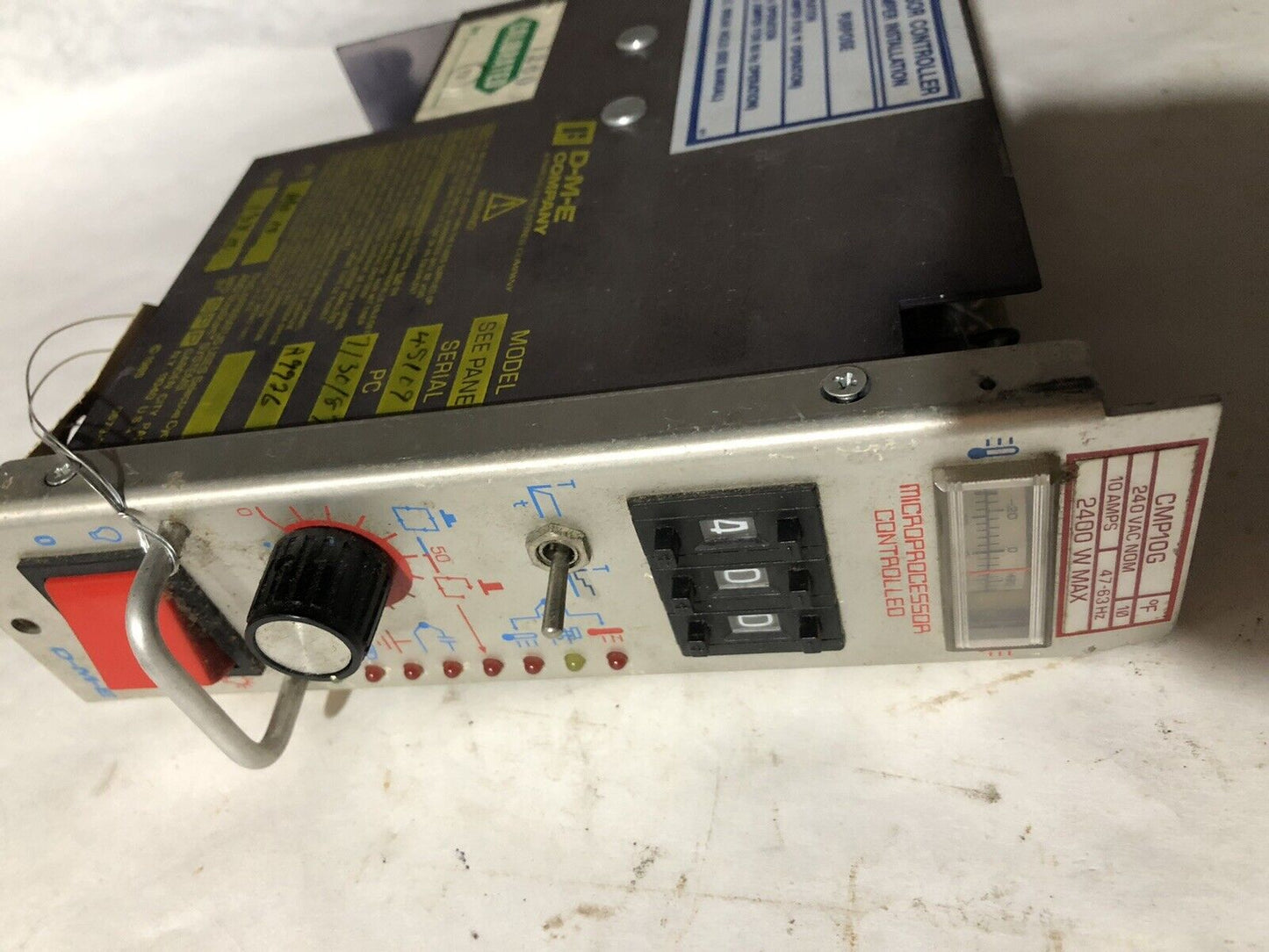Dme Cmp10g Temperature Controller Microprocessor Controller 45109,Tn