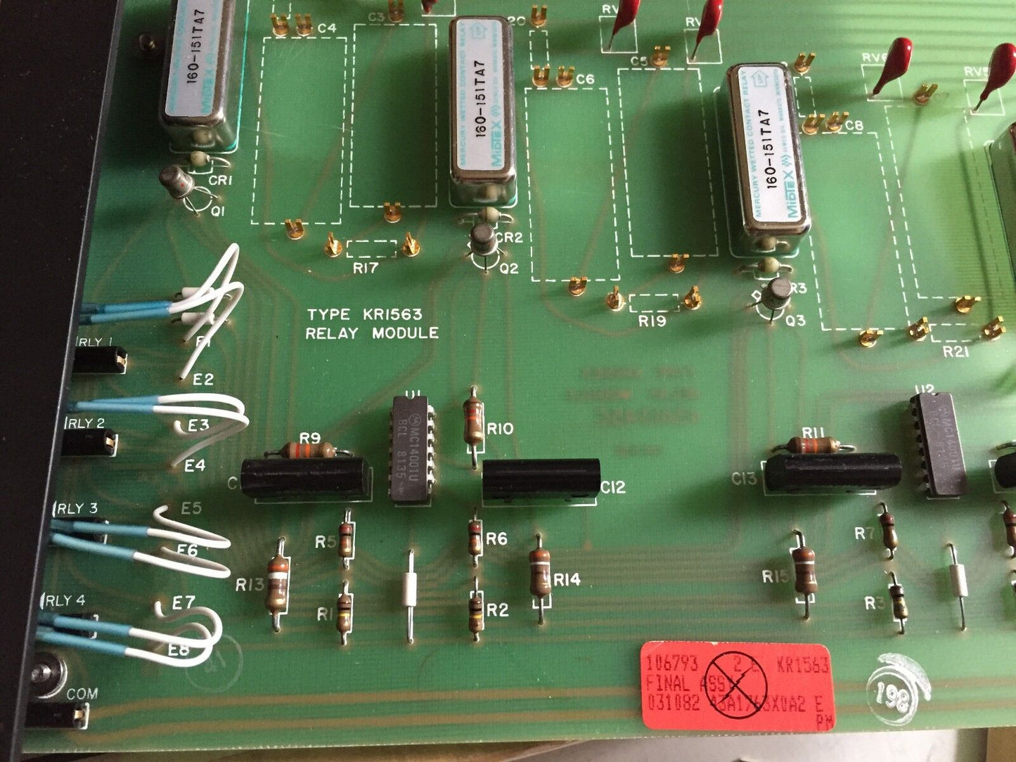 New Fisher Kr1563,Relay Module,106793,031082,Plc Board,Cw