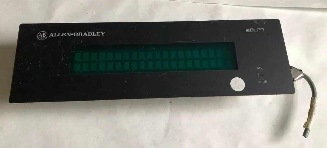Allen Bradley 2706-B21j16c1,Dl20 Operator Interface Message Display,Bw