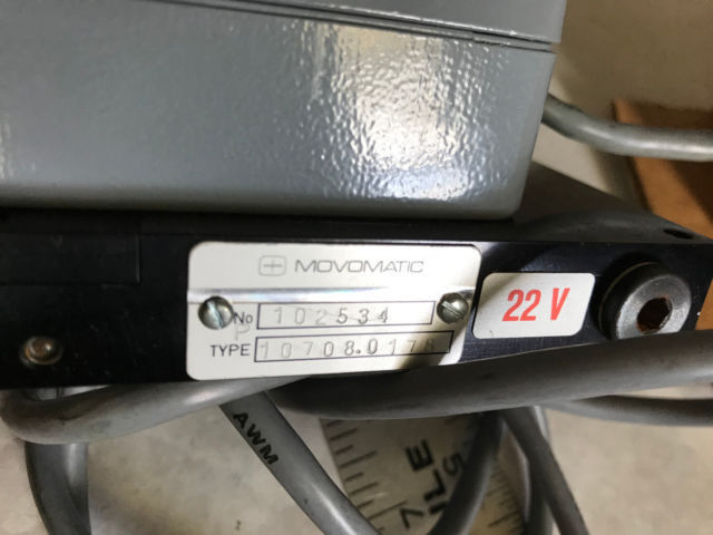 Movomatic 10708.0178 Transducer 22V No 102534,Ep