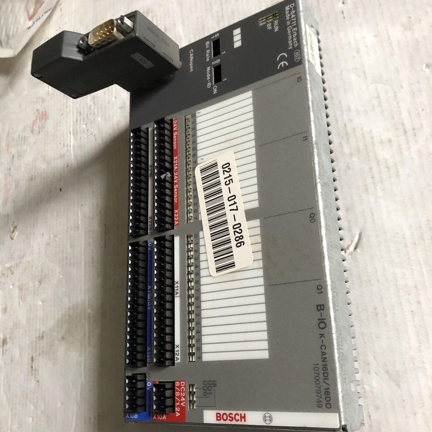 Bosch B~Io K-Can16di/16Do,D-64711,1070079749 Motor Controller,Erni Can X71,Er