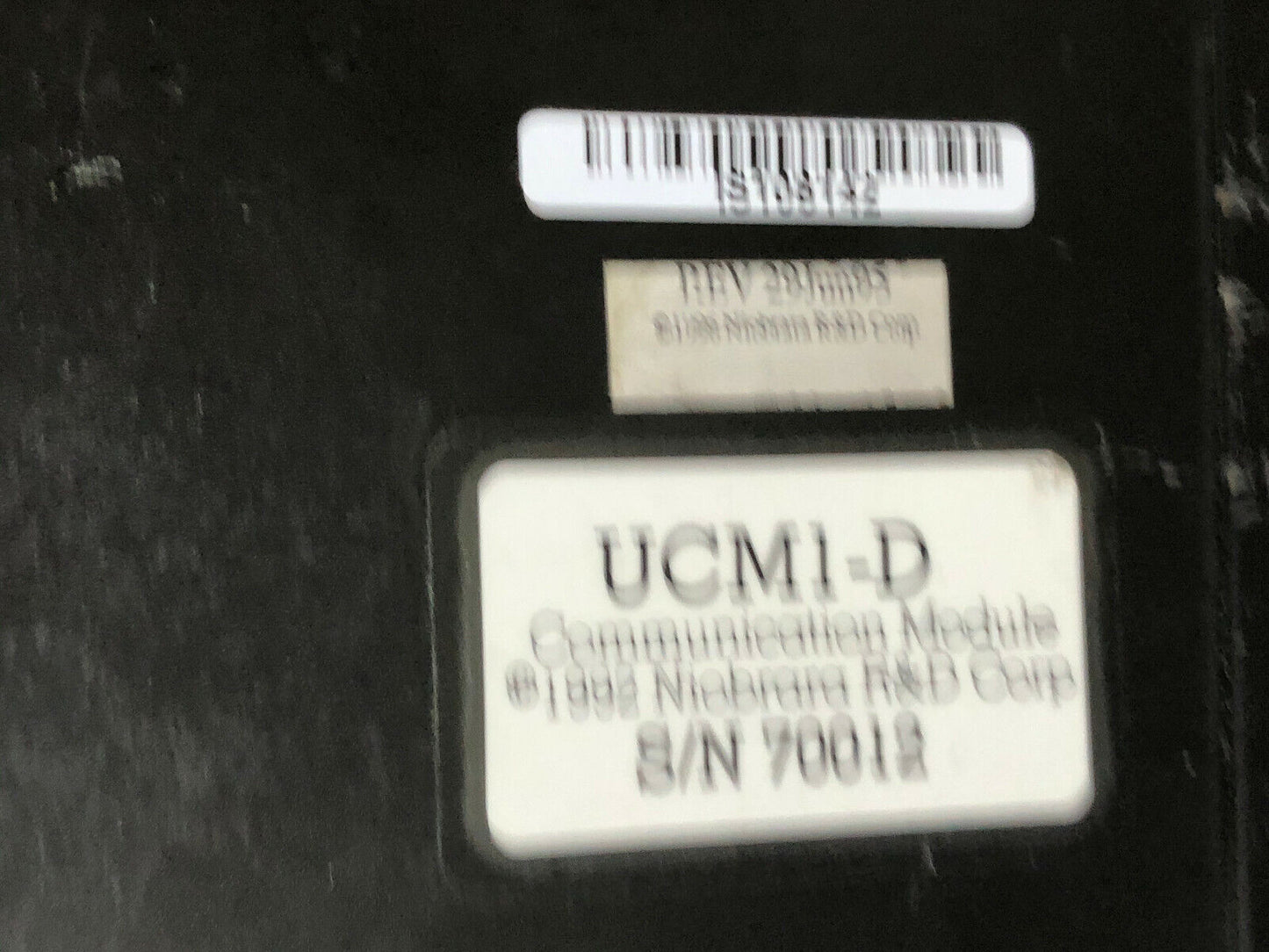Nr & D Ucm1-D,Nr&D Content Addressable Memory Comm Module Controller,Cf