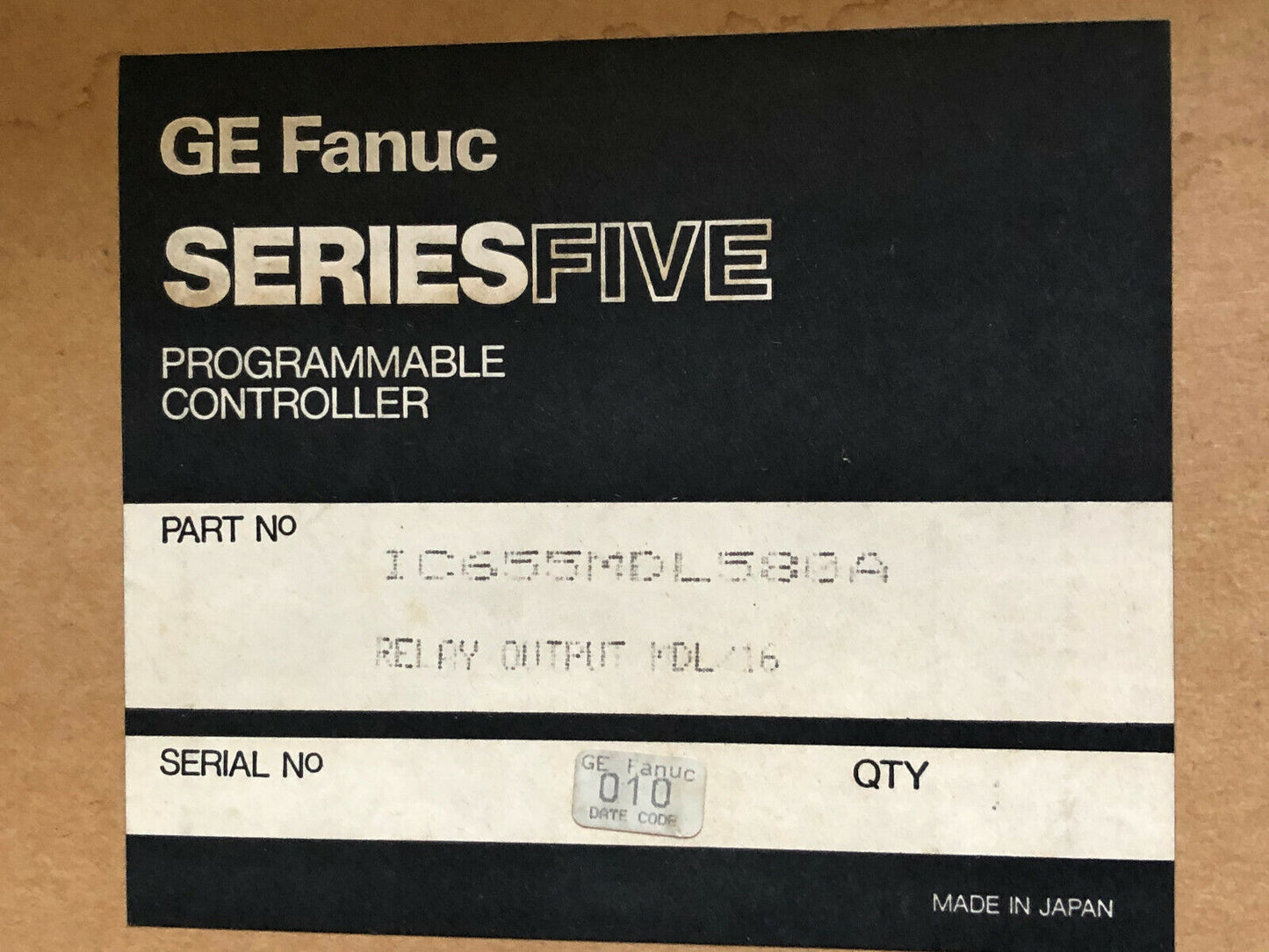 New Ge Fanuc Ic655mdl580 Output Module No 16Point Relay Ge Ic655mdl580a,So