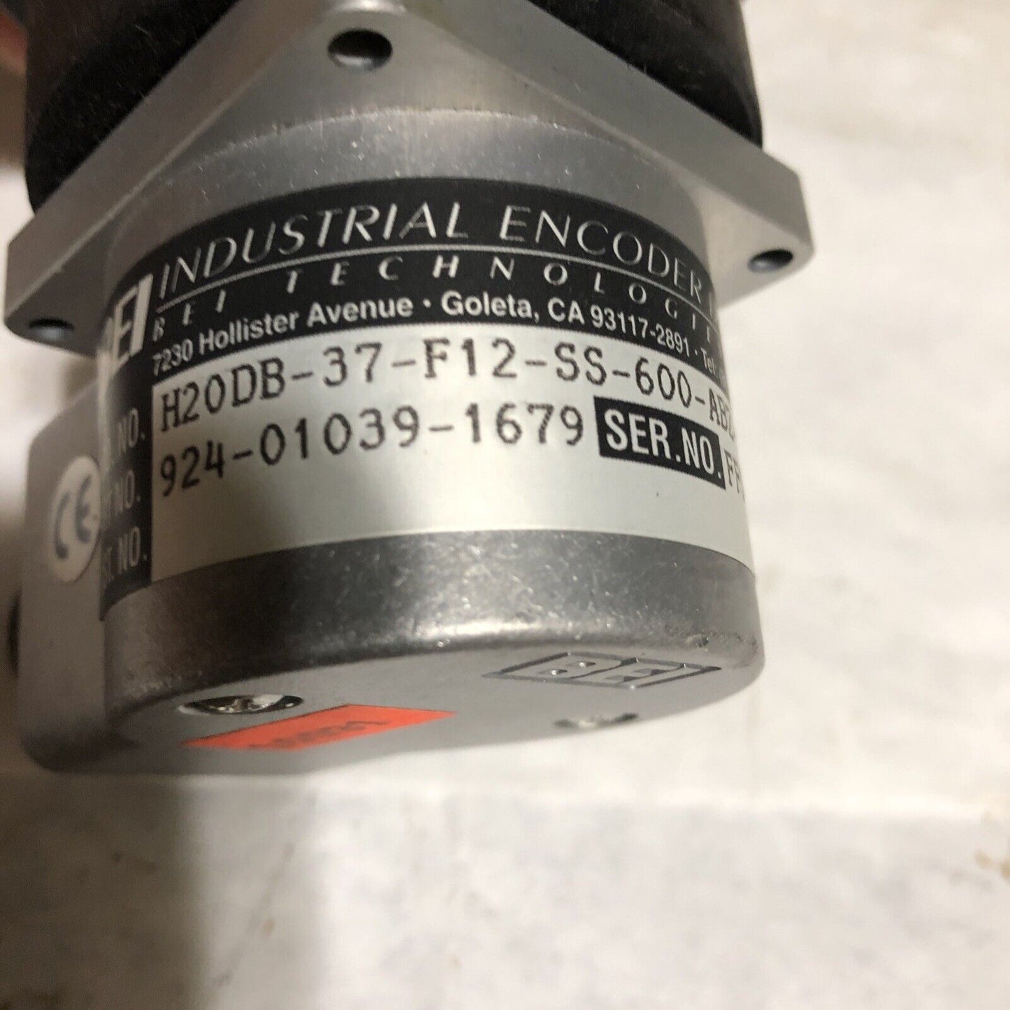 New Bei H20db-37-F12-Ss-600-Abz-3904R-Sm16-12V-S Rotary Encoder 924-010391679,Bd