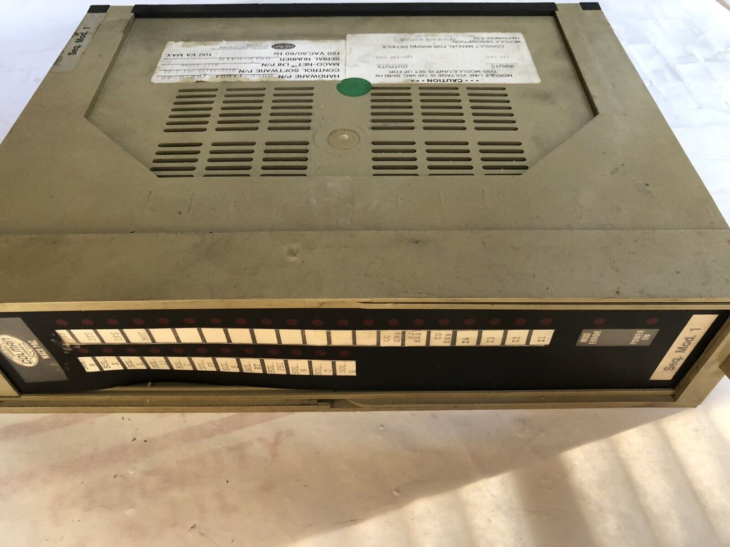 Colman Maco Pac Seq.Mod,80Cc-11001-102-0-00 81Zz-02000,81Cc101057f1000,Dk