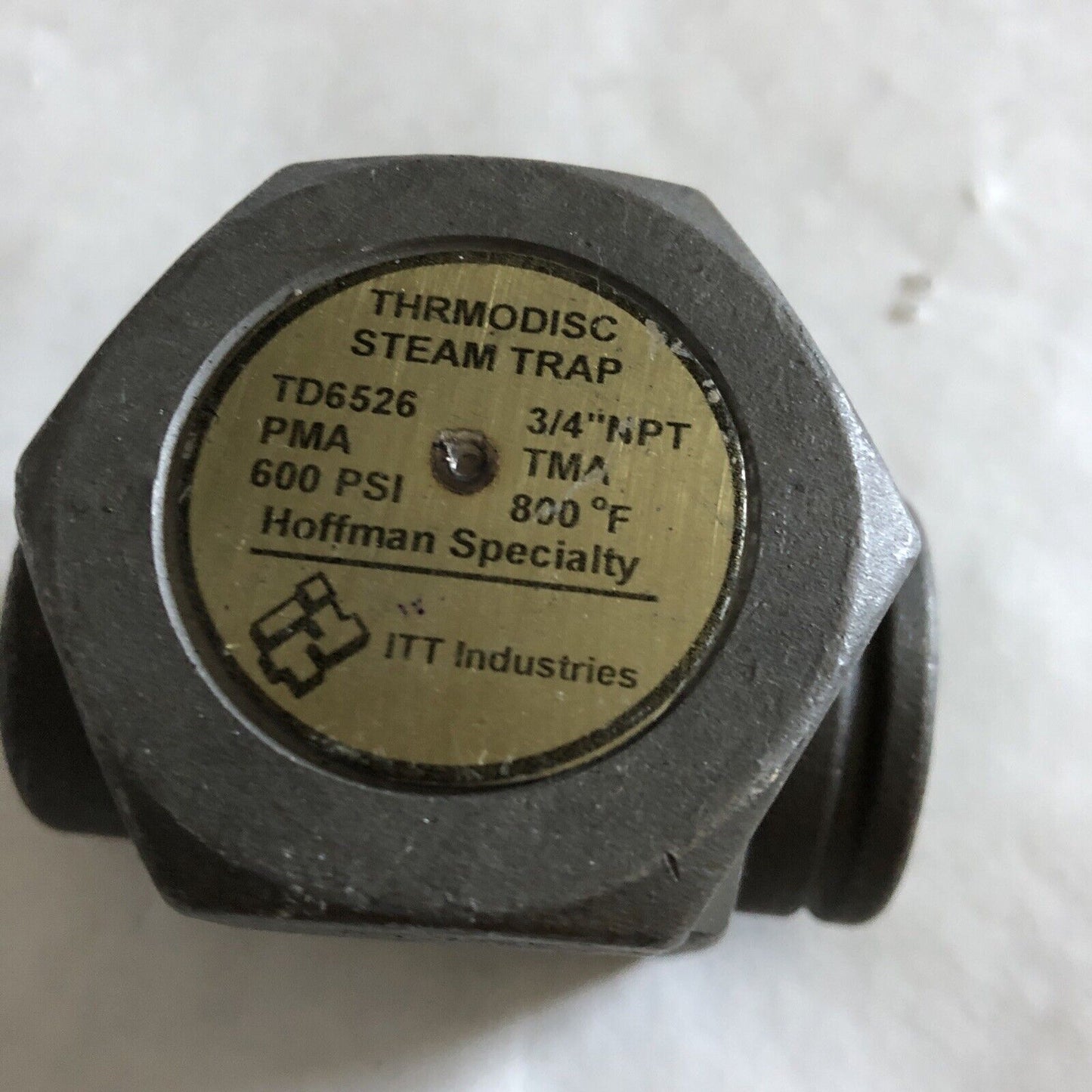 New Itt Td6526 Steam Trap 3/4" Npt,Hoffman Td6526 Thrmodisc Steam Trap,Bm,Bl,Bu