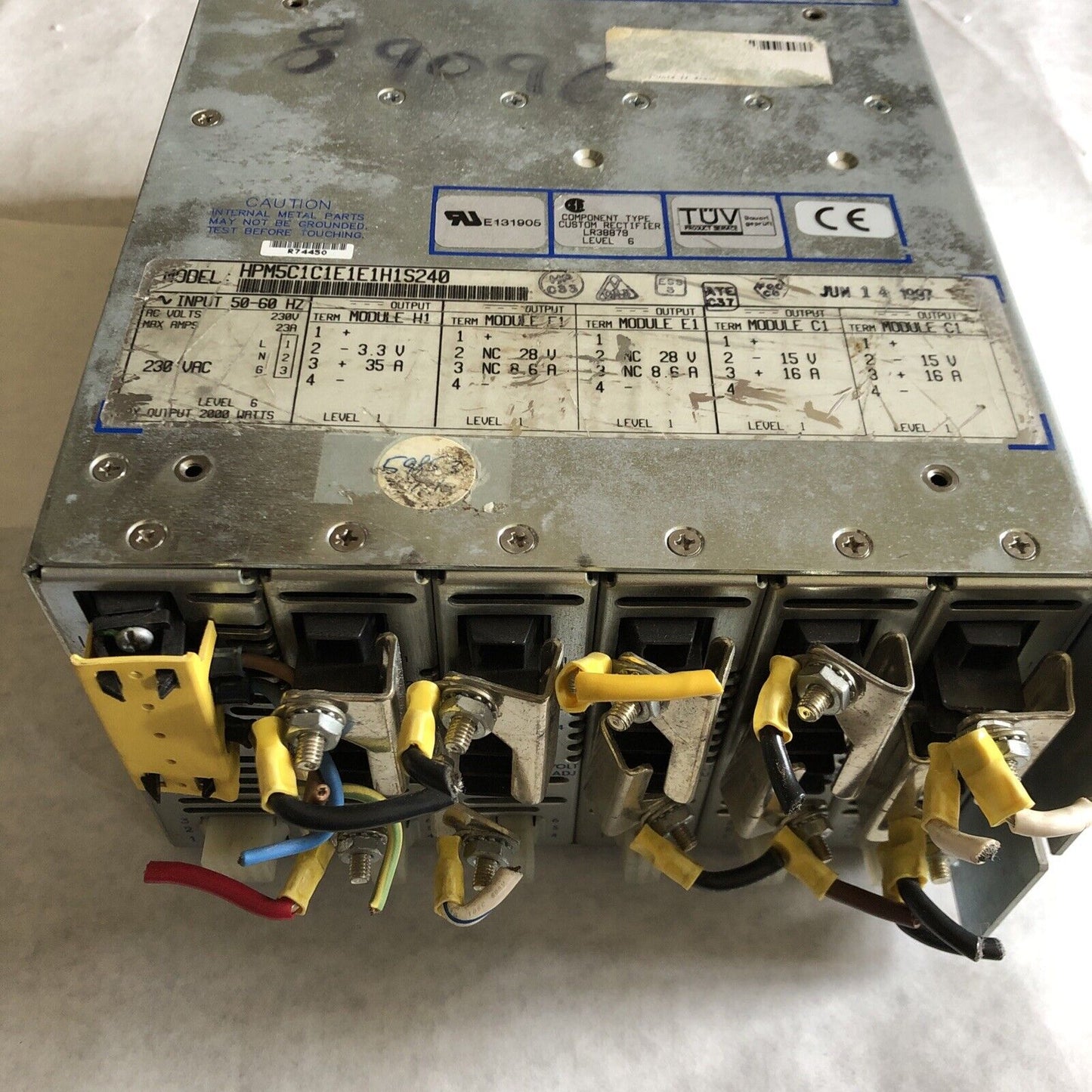 Power-One Power Supply 40515500,3.3-28-15V 8.6-16-35A,Hpm5c1c1e1e1h1s240,Eb