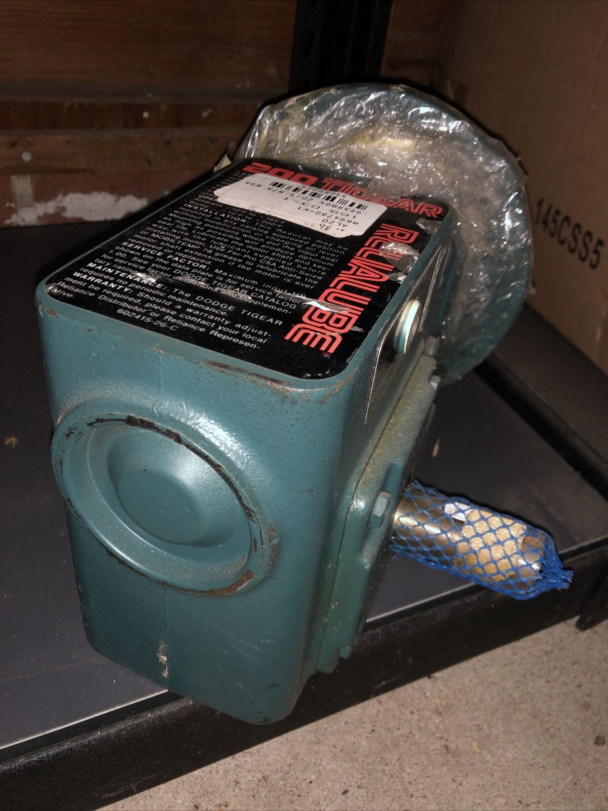 Dodge Mr94762-K1,Tigear Mr94762 K Yu Gear Box, 20:1 Ratio 56 Frame,56/200-20,An