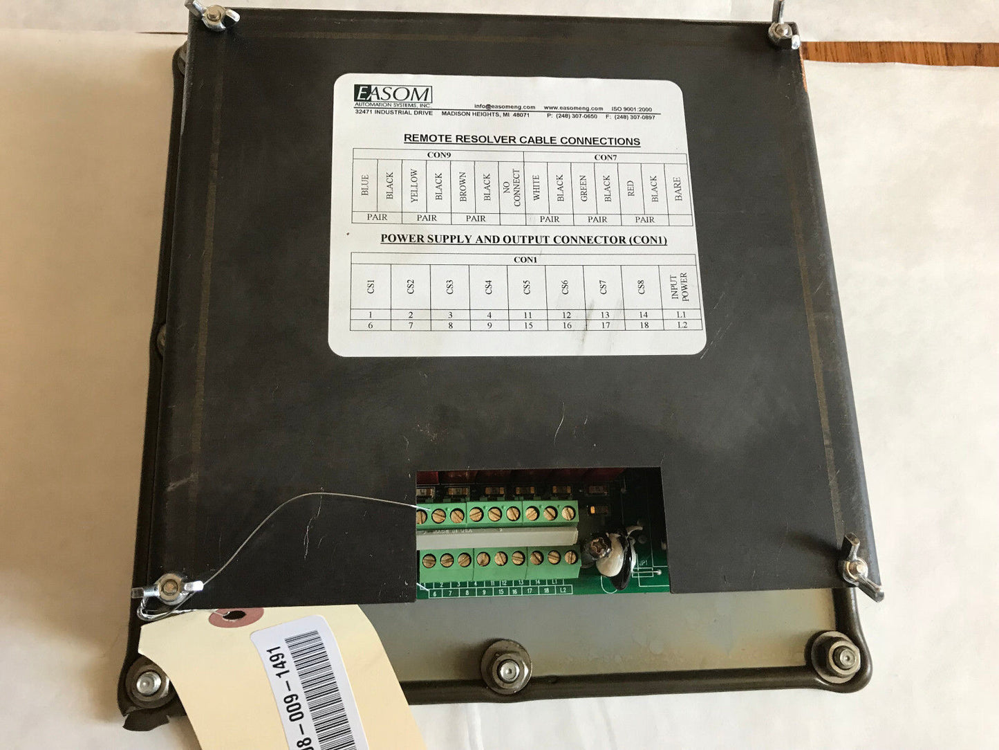 Easom Es-5008-16-Dc-024,Digi-Dog Digitally Programmable Rotary Limit Switch,Ab