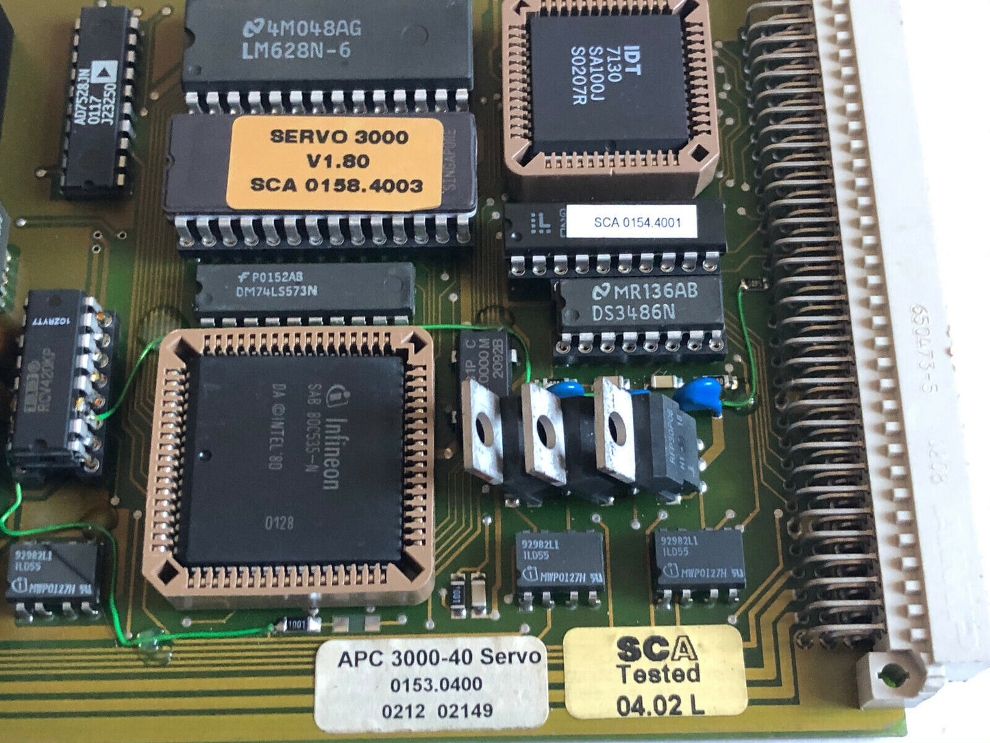 Sca Apc 3000-40 Servo Card,0153.0400,Sca 04.02L,Sv