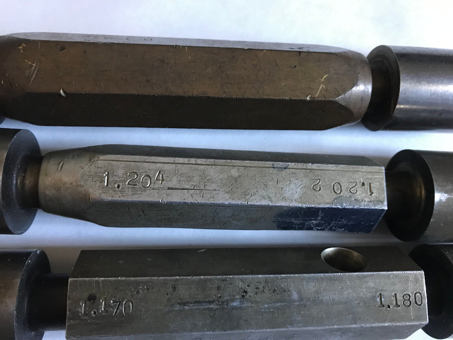Lot The Pipe Machinery Go No Go Plug Gage 1.139,1.134,1.170,1.180,1.204,1.202,Sh