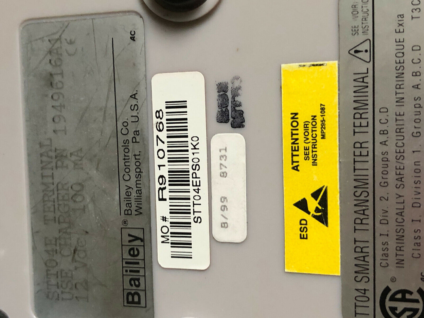 Elsag Bailey Process Auto,1949616A1 Abb Bailey Stt03e Smart Stt03eps01k0,Dg