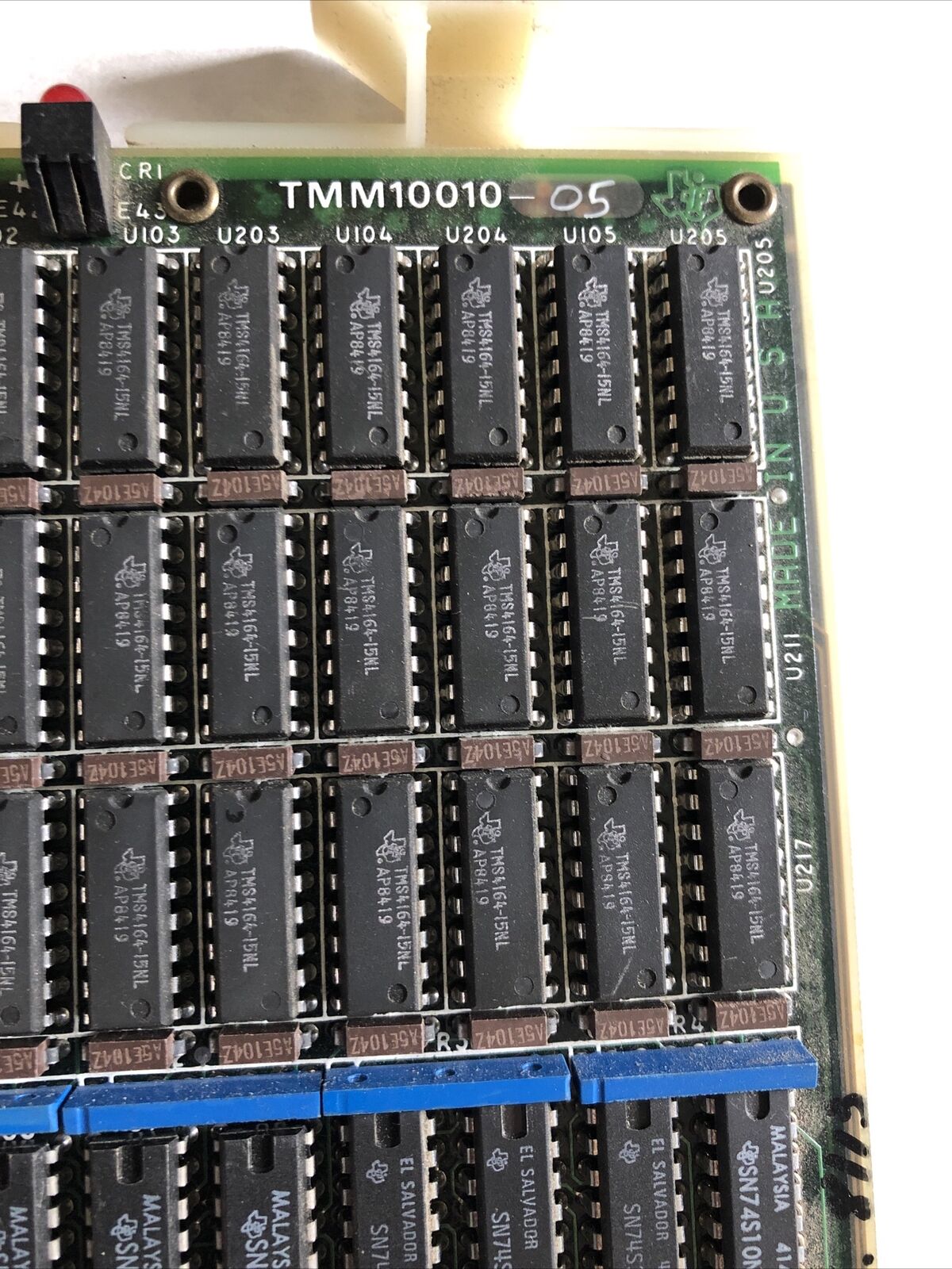 Siemens 1700150-29,1700151Quad Card 256K Tmm1001005 Tmm10010 Board,Bx