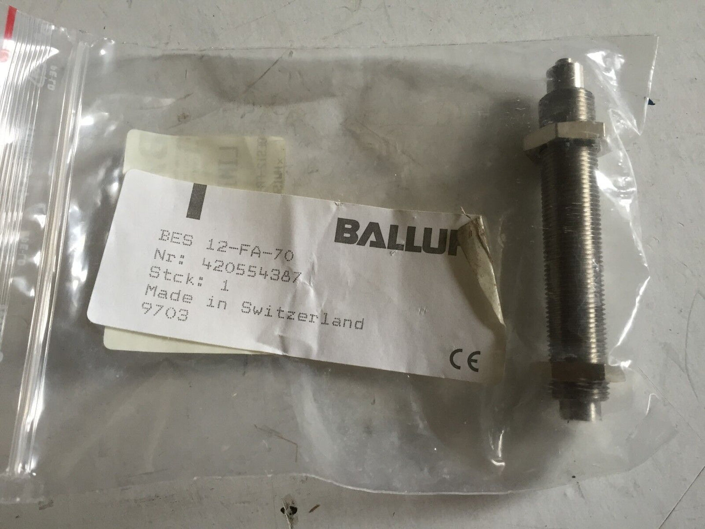 New Balluff Bes 12-Fa-70,420554387 Proximity Switch Inductive,Ba