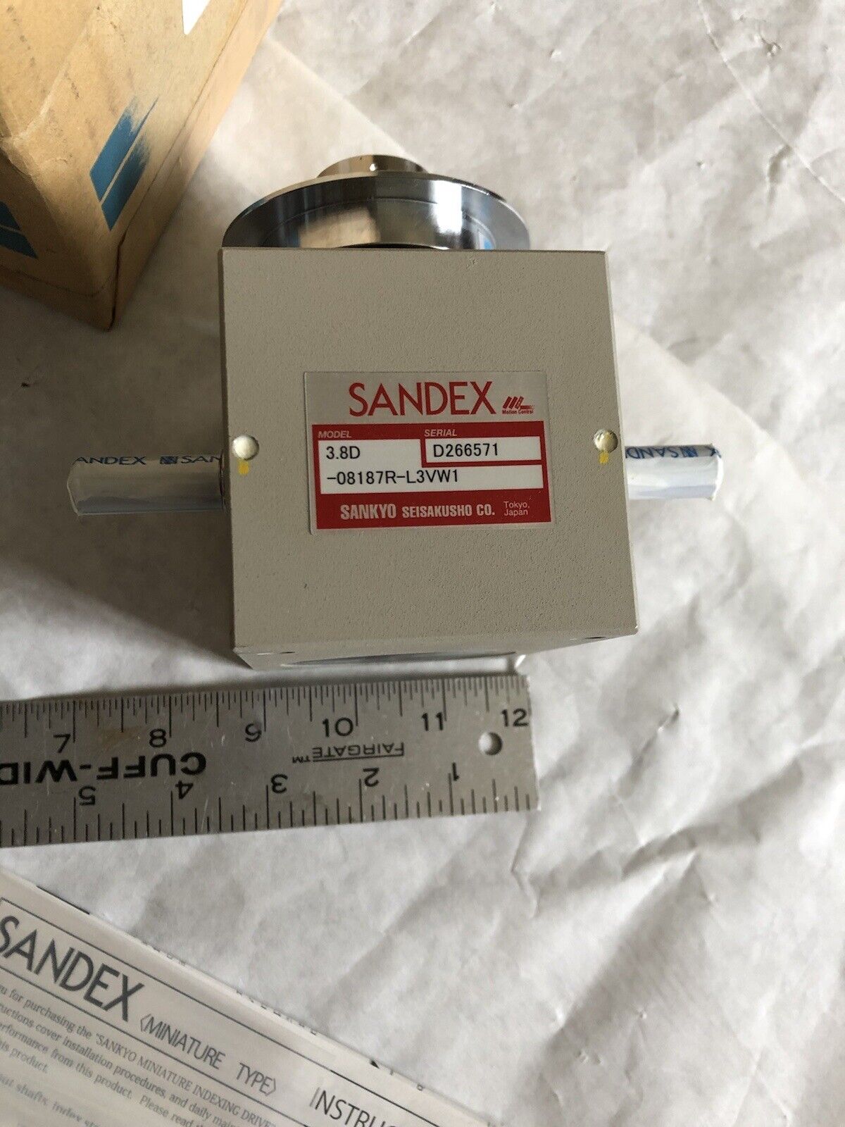 New Sankyo Sandex 3.8D-08187R-L3vw1,Seisakusho Sandex 3.8D-08187R-L3vw1,Ap