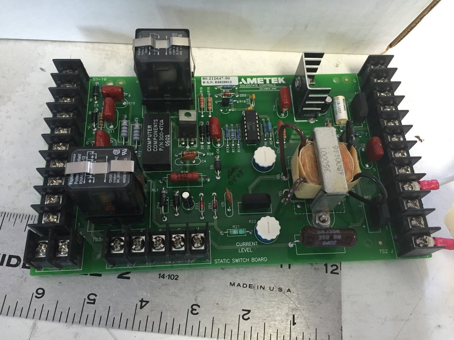 New Ametek 80-212647-90 Static Switch Board,Sk