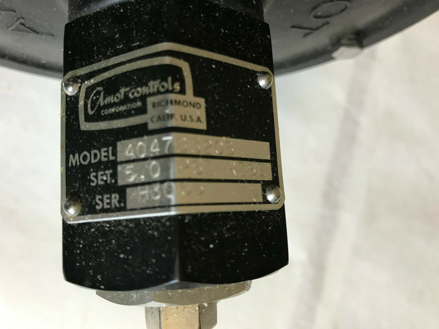 New Amot 4047B320b Controls Valve Low Pressure Control 5Psi Rise 2.5-11Psi,Aj