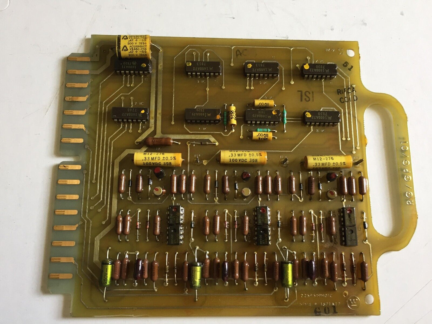 Westinghouse 225P519h01c,Style 1671A17,Rg/Gpg/01 Pc Board,Ea