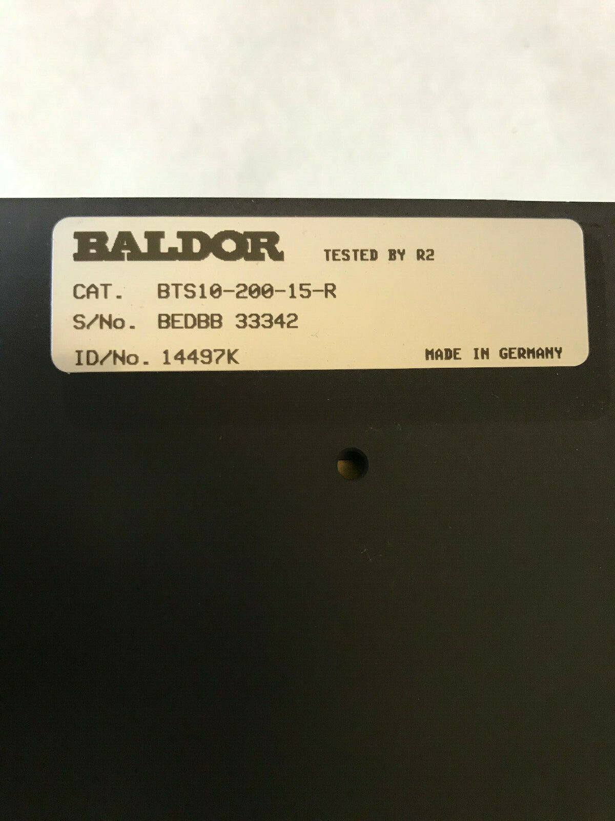 Baldor Bts10-200-15-R,14497K,Bts 10 R 13917D Baldor Bts 10 Baldor Asr,So