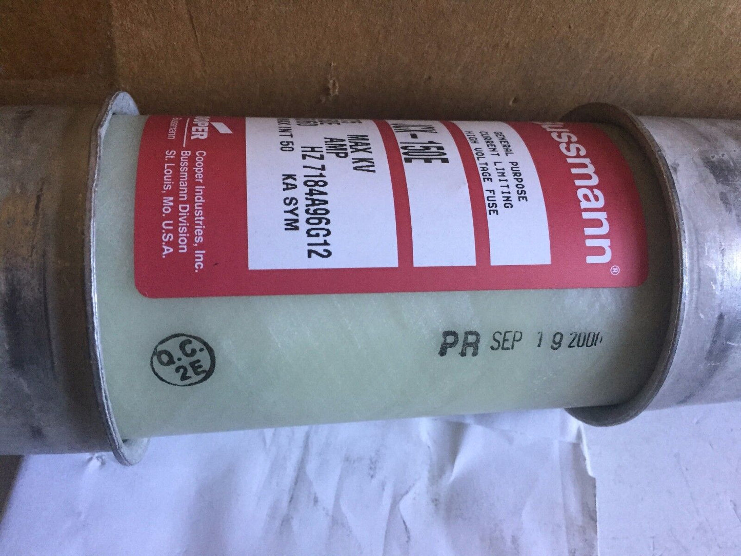 New Bussmann Jcx-150E,Cooper Jcx-150E Buss High Voltage Fuse,Ax