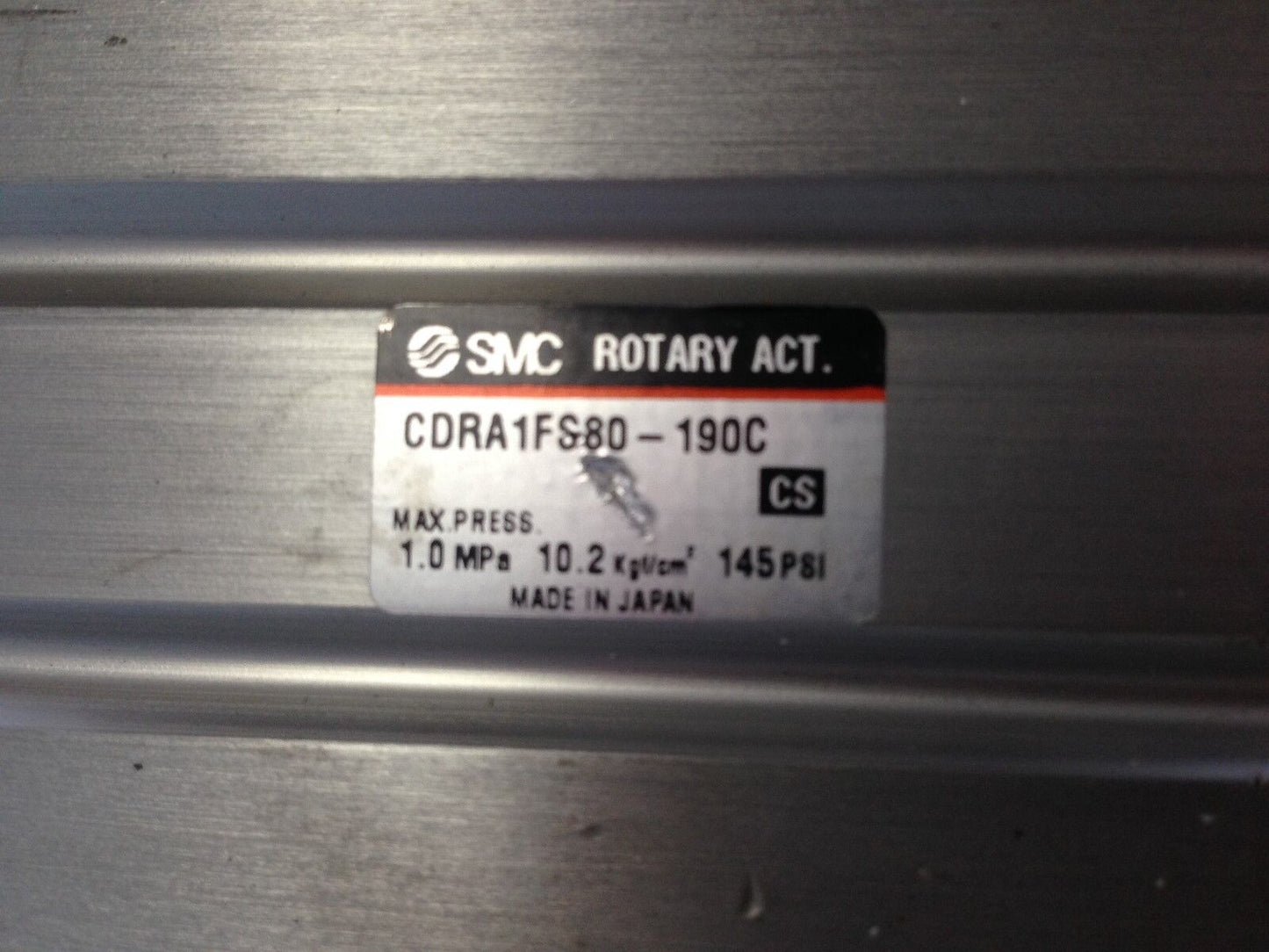 New Smc Cdra1fs80-190C Pneumatic Rotary Actuator,190* Rotation,Fc