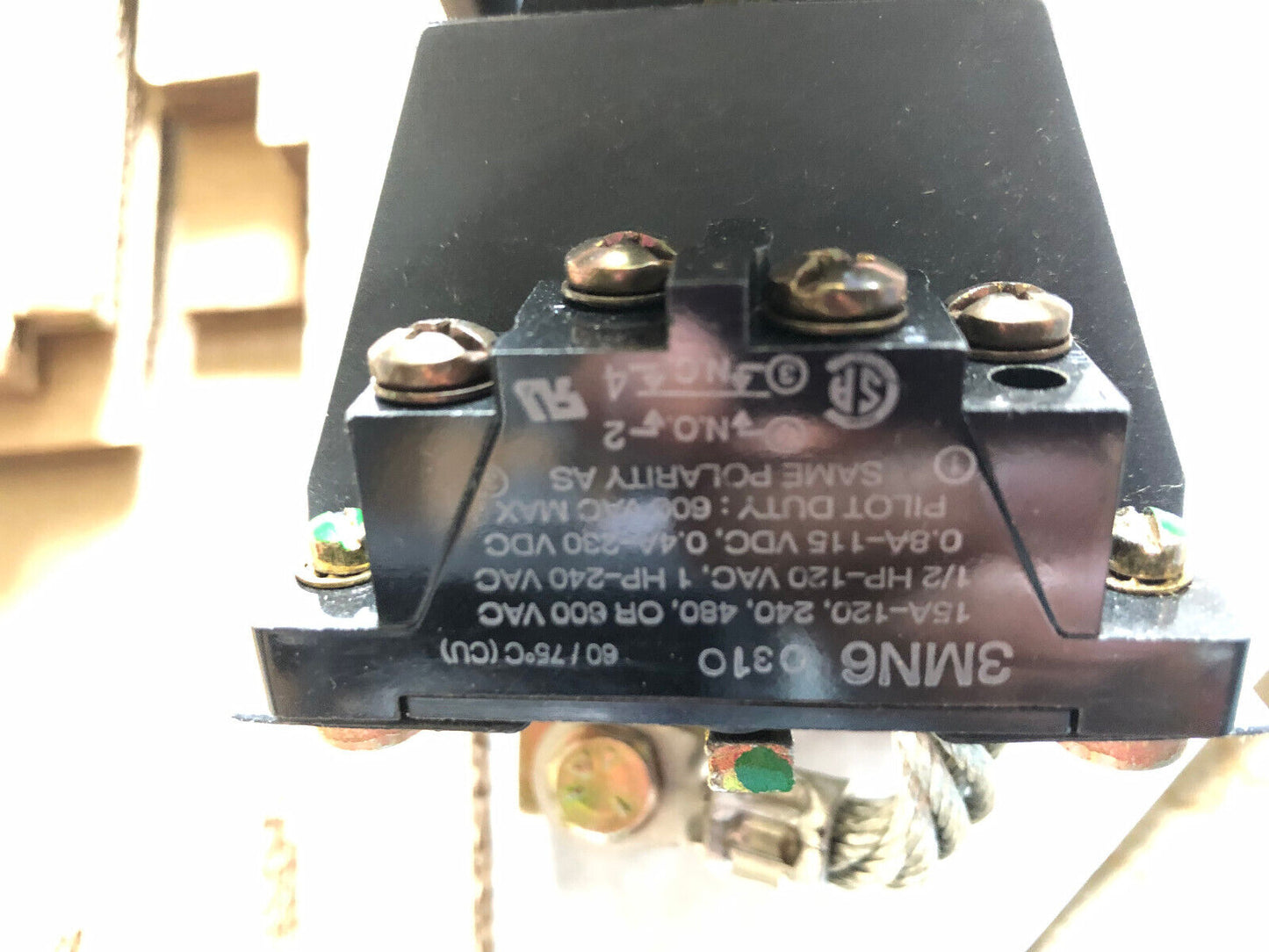 New Siemens 14-193-825-586,14429-335001,3Mn6 0310,250 Amp/500 Vdc Contactor,An