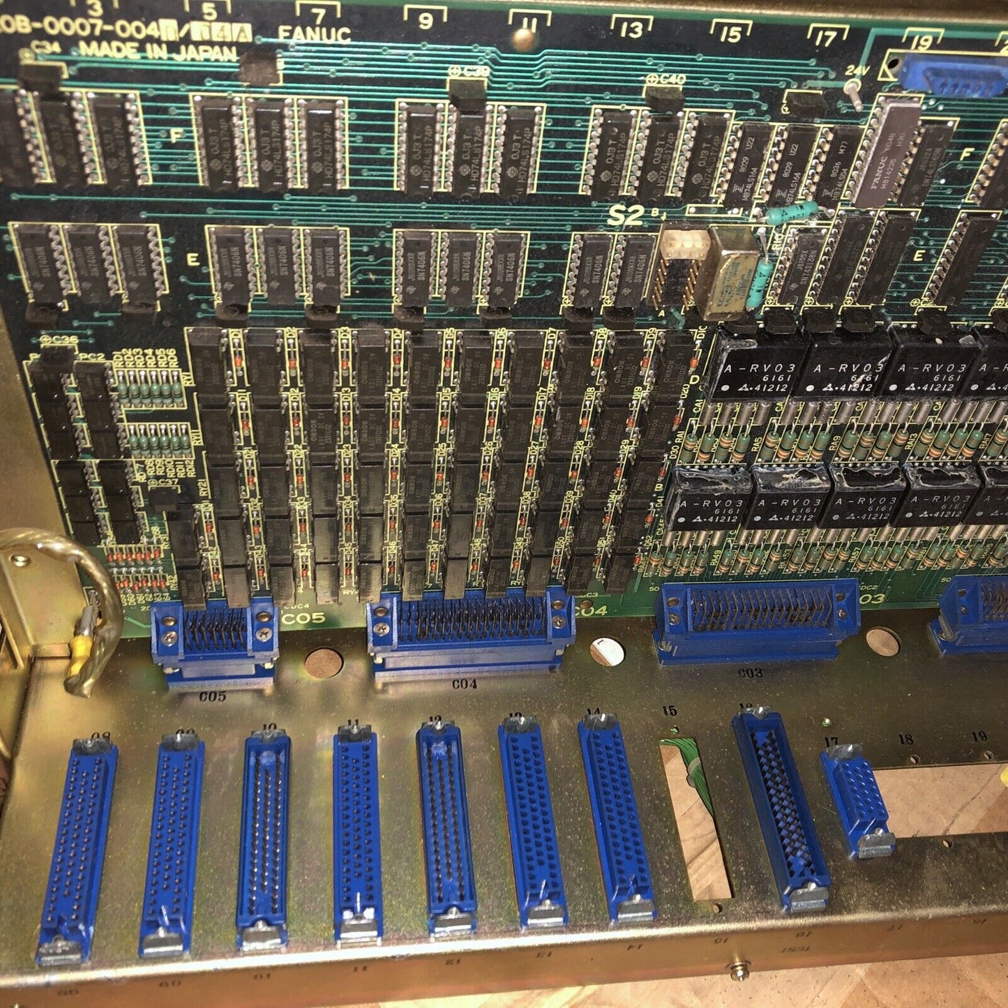 Fujitsu Fanuc A02b-0050-C600,Fanuc A20b-0007-0040/04A Terminal Unit,Ao