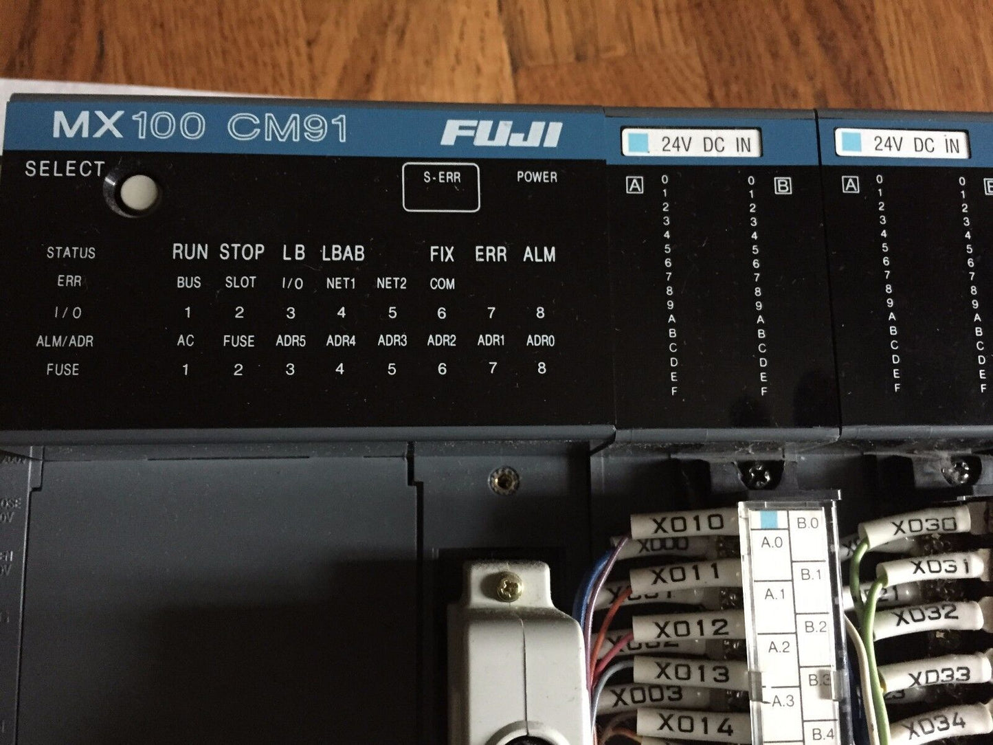 Fuji Mx100 Cm91,Mx100pt 12,Mx100bs03,24V Dc Plc System/Rack Modules,Bp