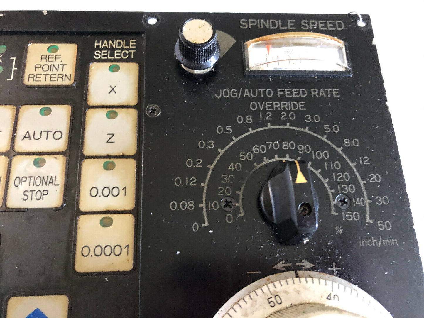 Fanuc A860-0201-T001,Fpa030t-4 Cnc Pulse Generator & Operator Panel Spindle,Ea