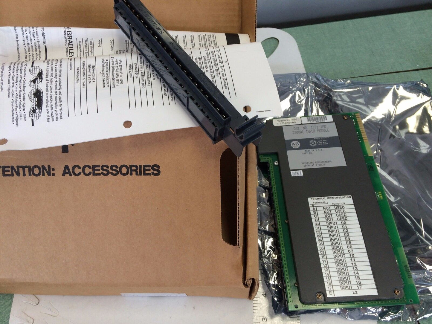 New Allen Bradley 1771-Imd Input Module 220Vac 16Point Plc5,1771Imd,Cw