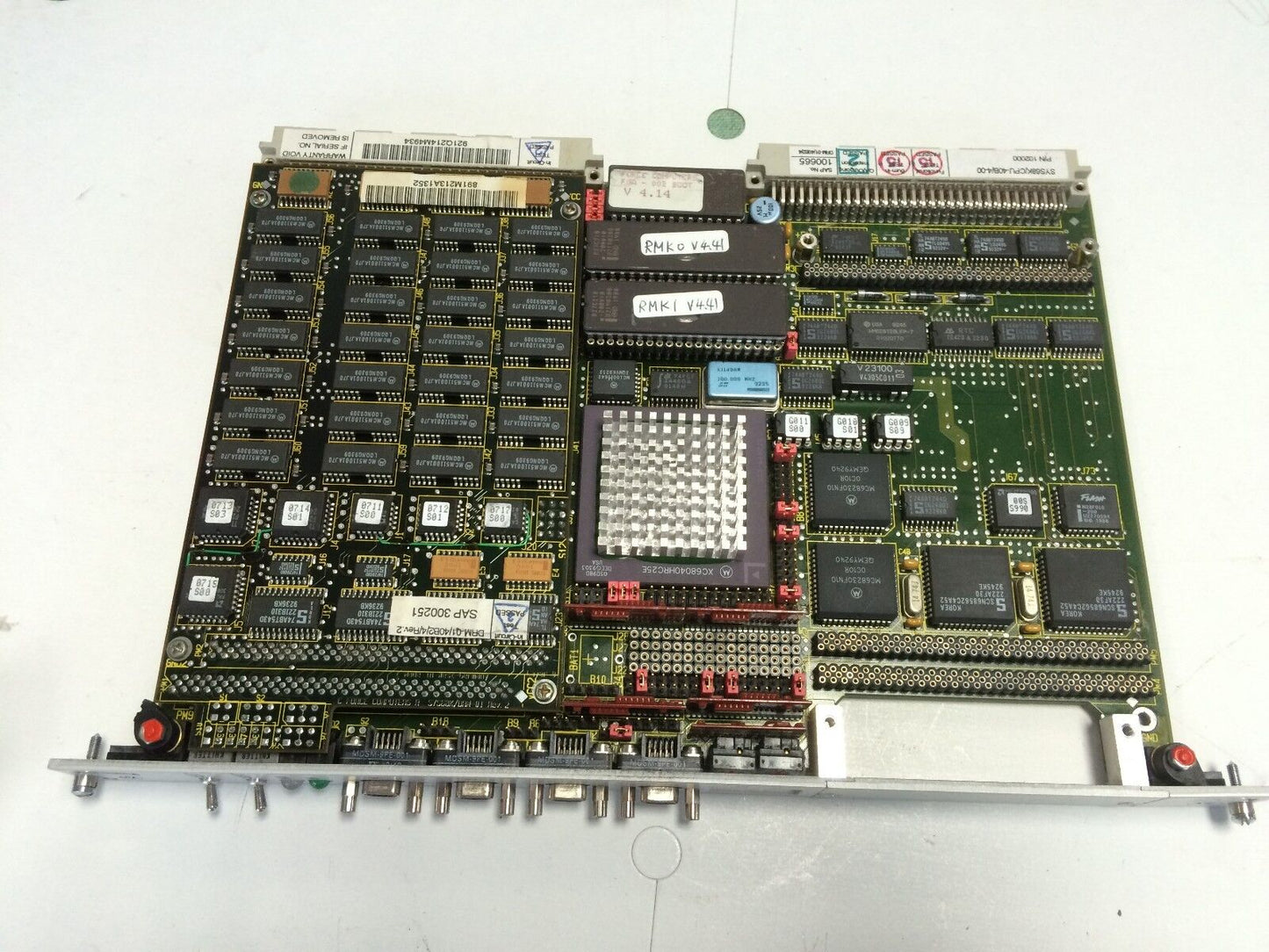 Force Sys68k/Cpu-40B/4-00 Cpu Processor Drm-01/40B2/4,102000,921Q214m4934,Bf