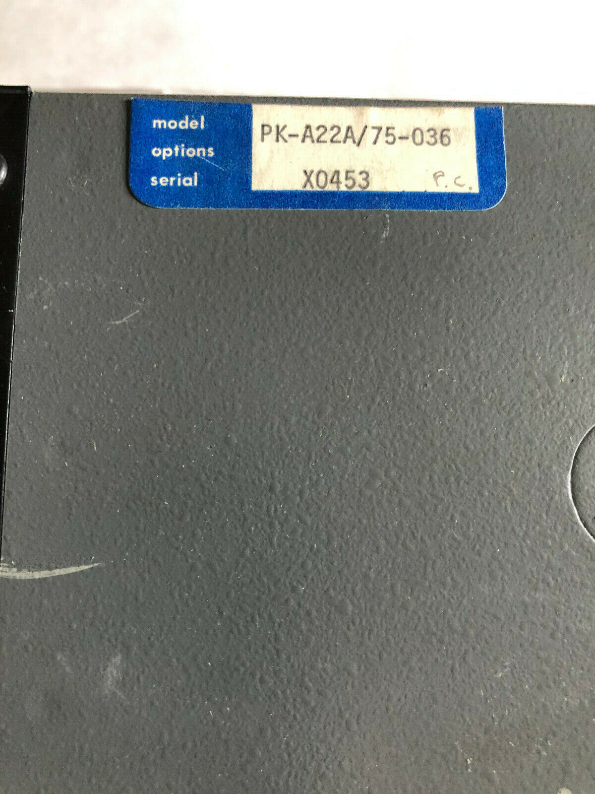 Joyal Products Pk-A22a/75-036 Welder Counter,Si