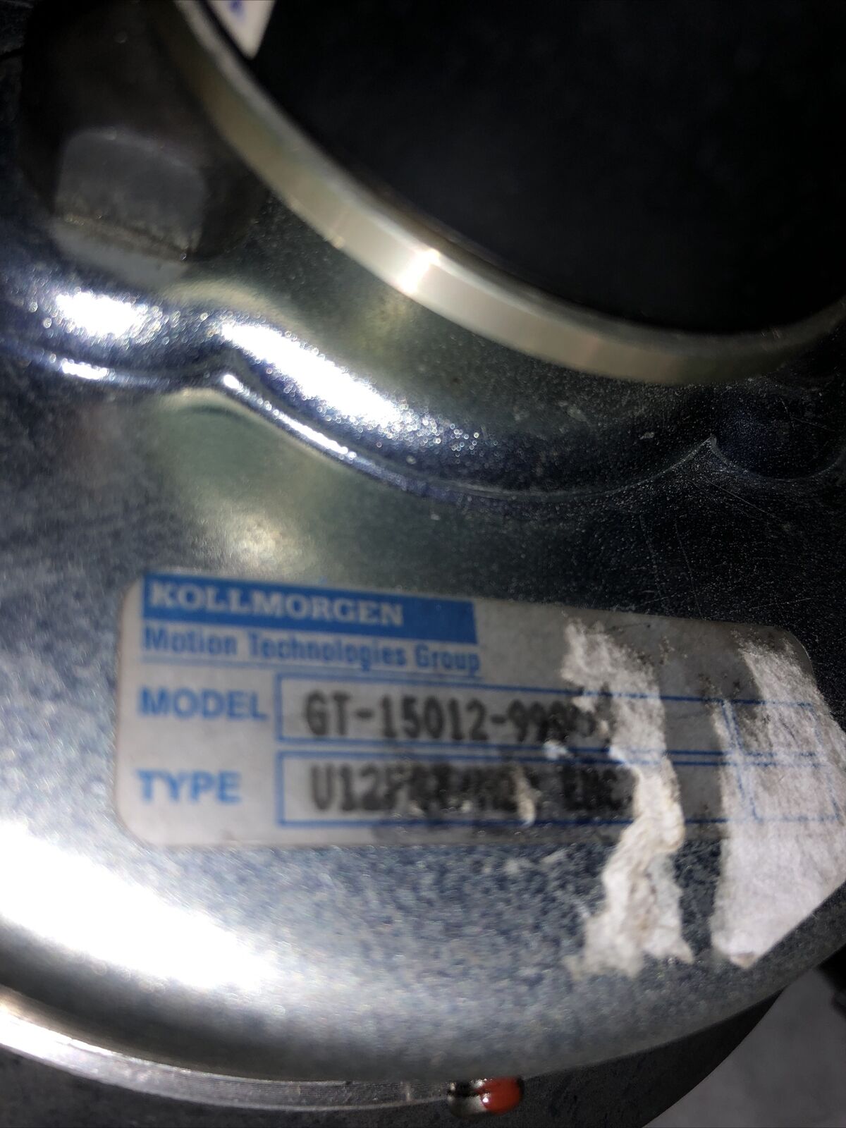 Kollmorgen Gt-15012-999 Electric Motor,.625" Shaft,Pmi,V12fgt/M23 Enc,V12f67,Fg