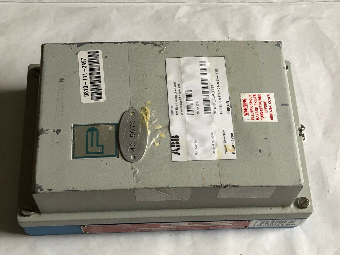 Fischer & Porter 10D14 75Dm12ps29kw12ca,Flowmeter Signal Converter 120V,Dk
