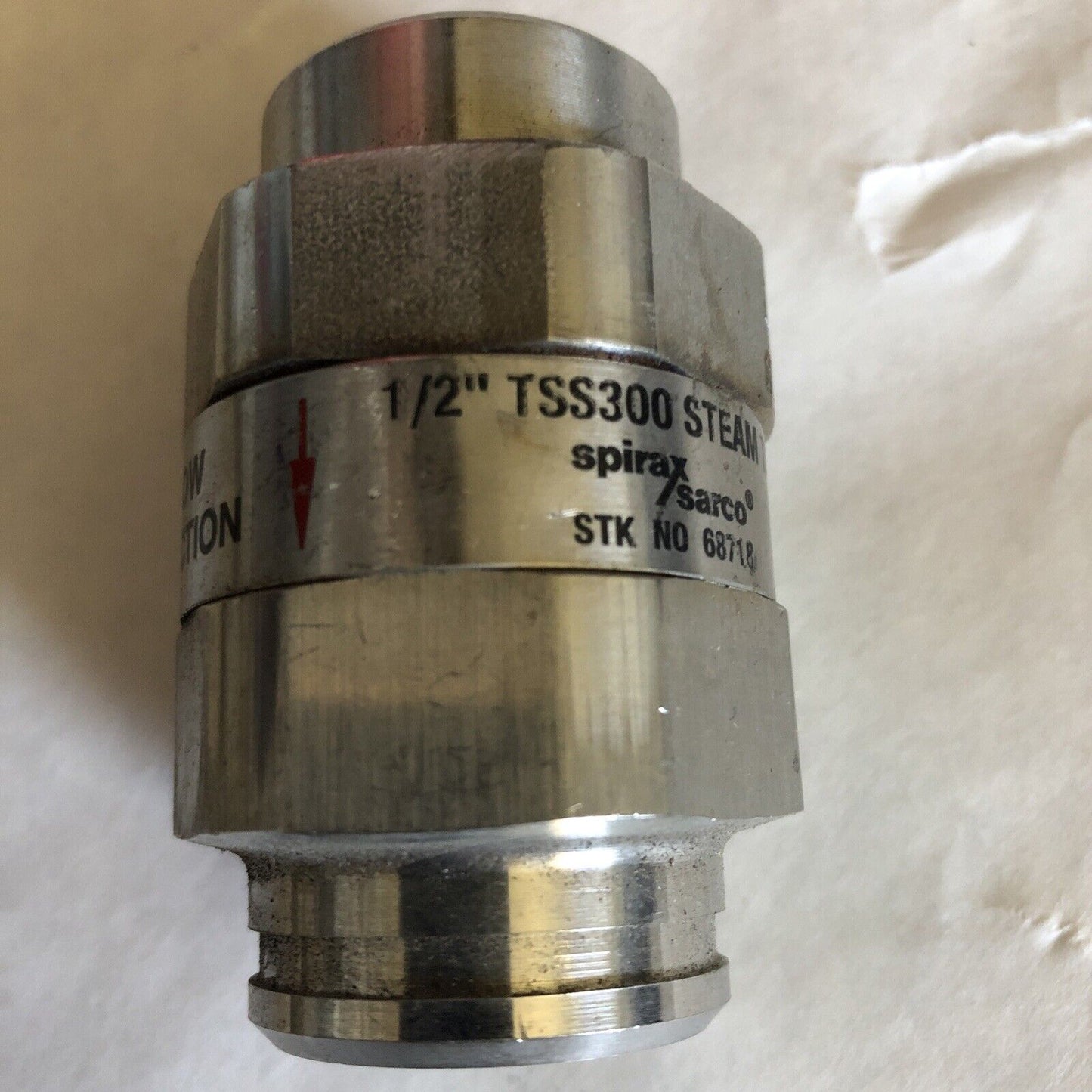 Spirax Sarco 1/2" Tss300 1/2” Npt Steam Trap Stk Valve,Tss-300,68718,62002,Bp