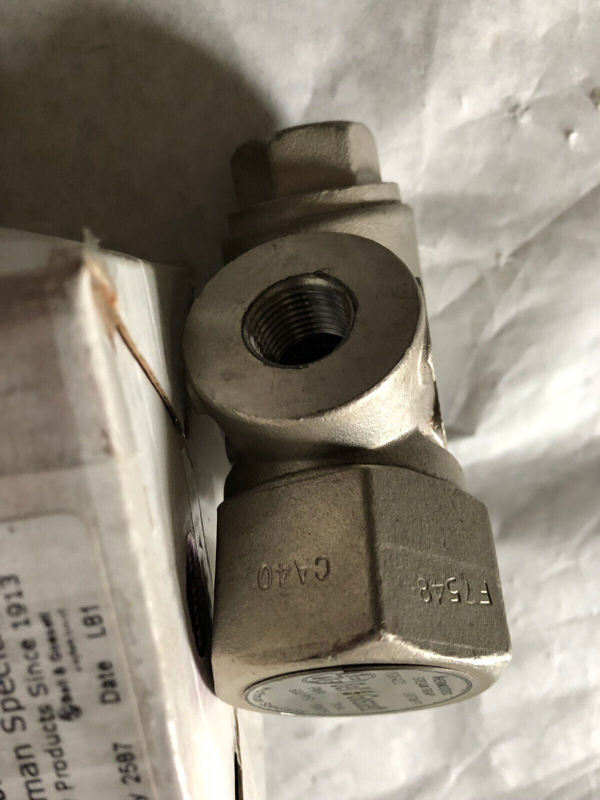 Bell & Gossett Hoffman Specialty 3/8" Npt Td6423 Thermostatic Disc Steam Trap,Am