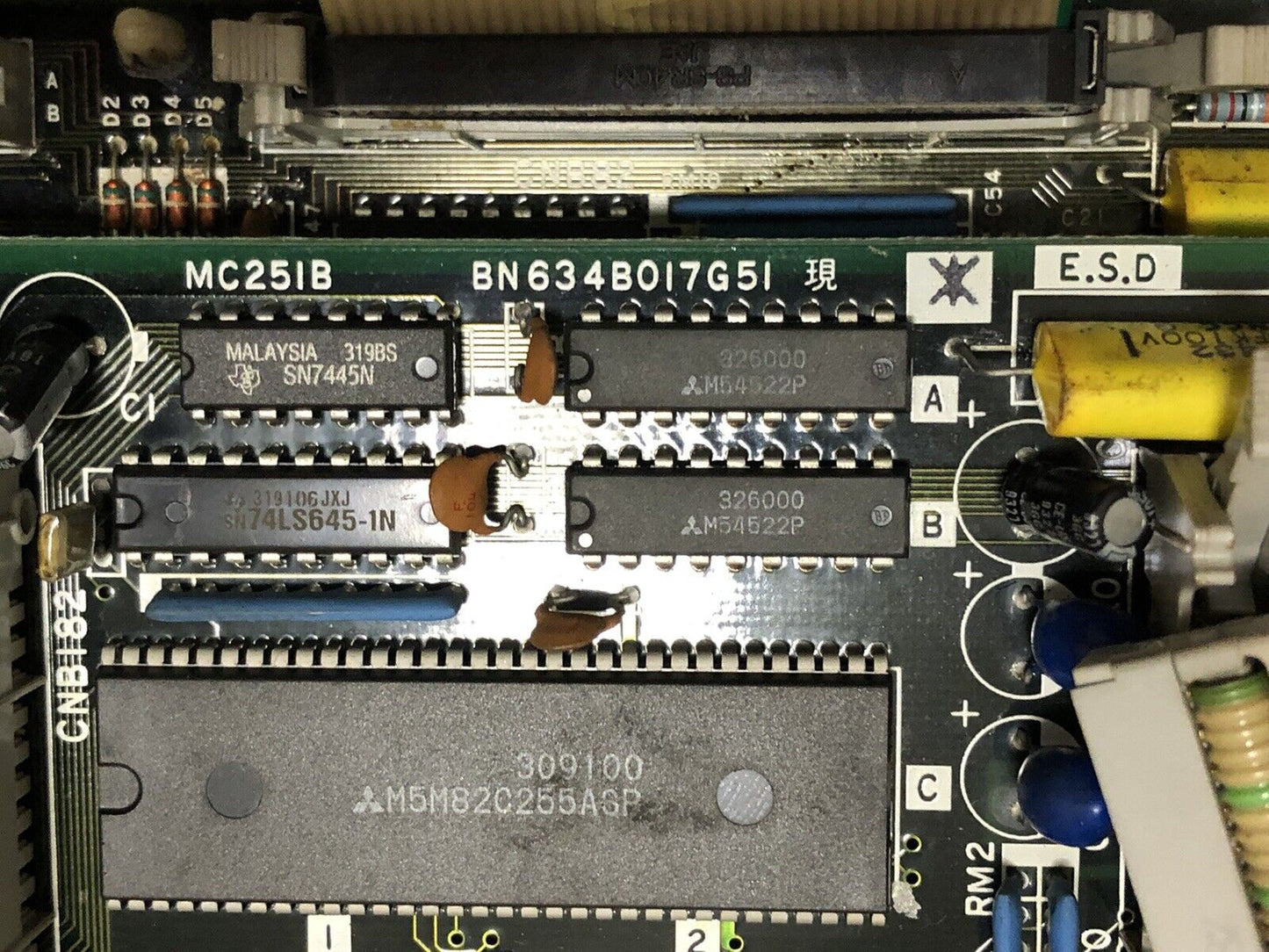 Mitsubishi Cnb84,Mc251b,Bn634b017g51,Ccn81,Control Panel Cnb83 Mc241,Cnb184,Bz