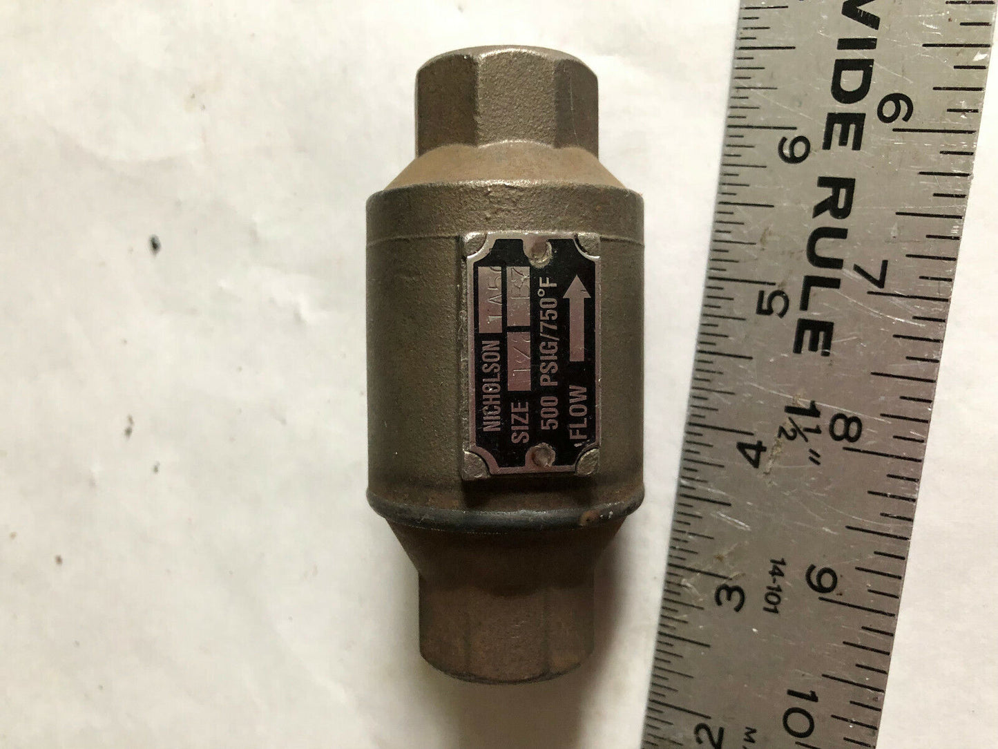 New 1/2" Npt Nicholson Ta 501 Thermostatic Steam Trap 500 Psi ,Se
