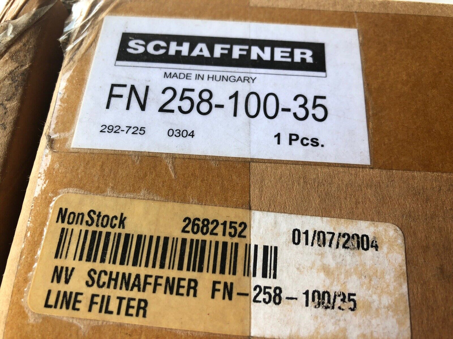 New Schaffner Fn 258-100-35 Line Filter,Aj