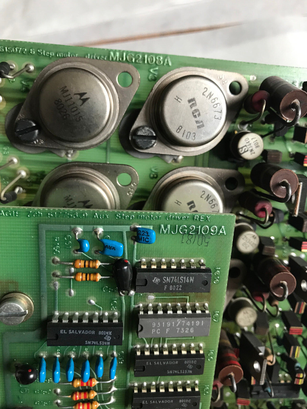 Agie 615072.6 Edm Machine Mjg2109b Step Motor Driver Agie Mjg2108c,Mjg2108a,Si