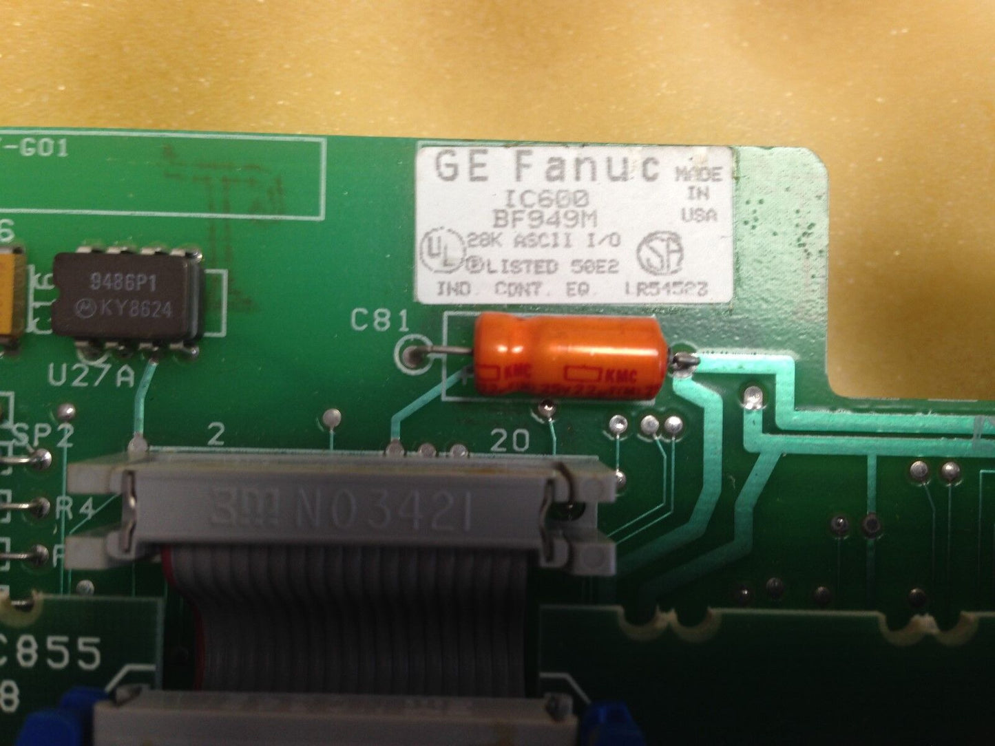 Ge Fanuc Ic600bf949m,44A720732-G01 Module,28K Ascii Ser 6,44A717587-G01,Fg