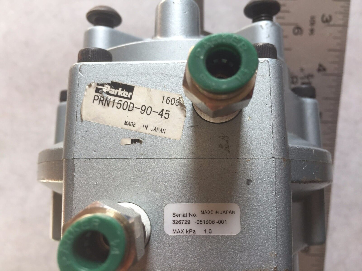 Parker Prn150d-90-45 Rotary Actuator 45-90 Valve 1608,Bd