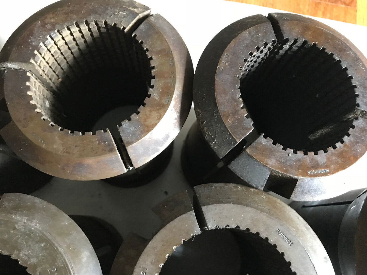 Lot 10 Hardinge 2-5/8" Gridley Round Collet 2-15/32,2 1/8,2 15/32,2 5/8,Aj
