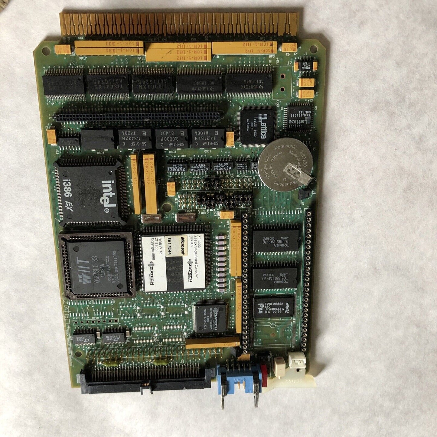 Ziatech Zt 8903,Ziatech 386Ex Single Board Computer,An