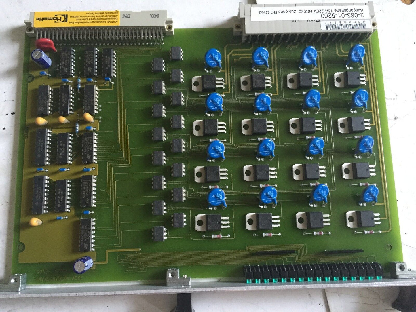 Homatic 2-083-01-5203,310-31F,220V Ausgangskarte 24V Pnp,Hc020, Board,Fb,Ea
