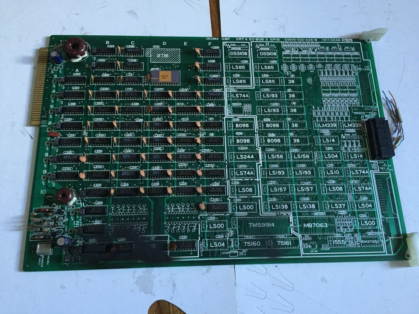 Okuma Osp Crt & Ec-Bus & Gpib E-4809-032-426-B 1911-0248-15-14 Board,Crt 1F,Bs