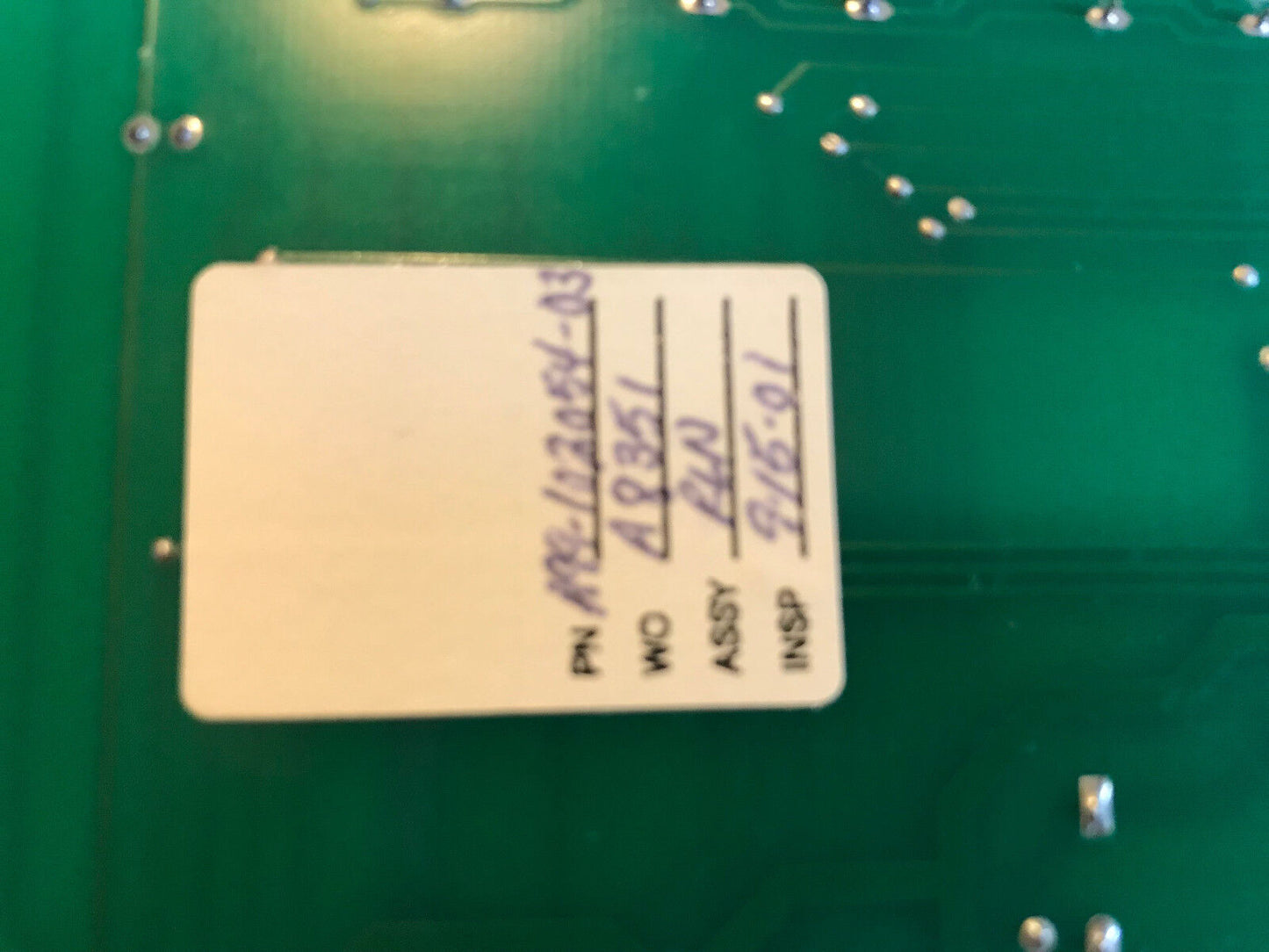 Forry Avc 6000 Display Card Pcb Pn 102054 Rev B 102054-03 Rev C,Ad