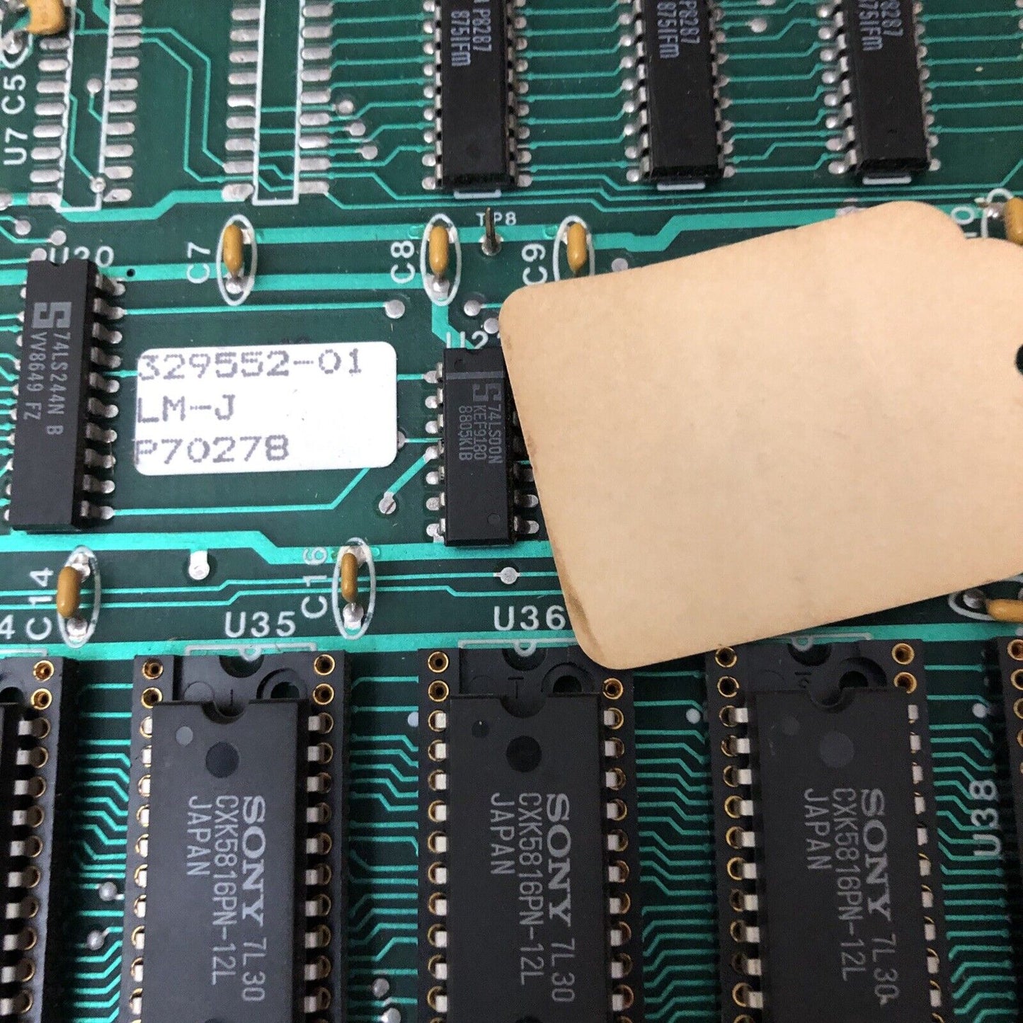 Forney 329552-01 Rev.F,Ecs-A119-01,D-329551-01,32955201 Pcb Board,Eb,Cw,Cr