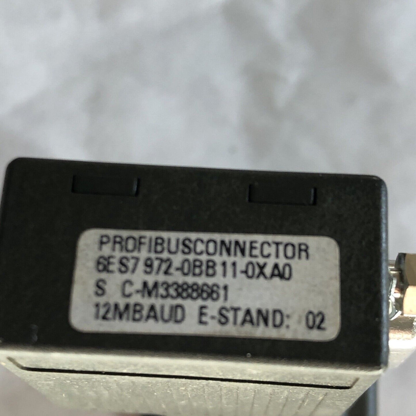 Siemens 6Es7 972-0Bb11-0Xa0 Profibus Connector,12Mbaud E-Stand,6Es7 972 0Bb,Ed